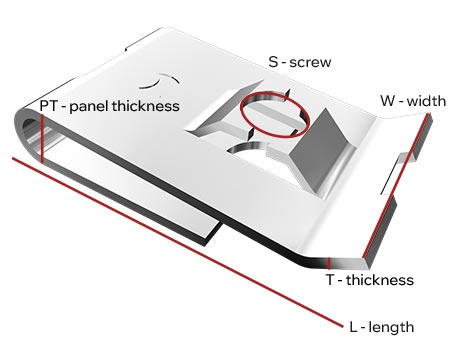 RPSD J-Type Nuts technical drawings