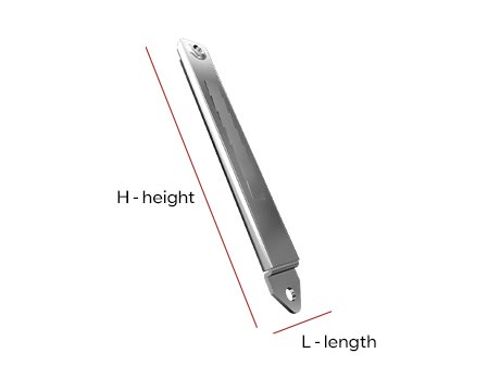 RP200 extendable rachet technical drawing