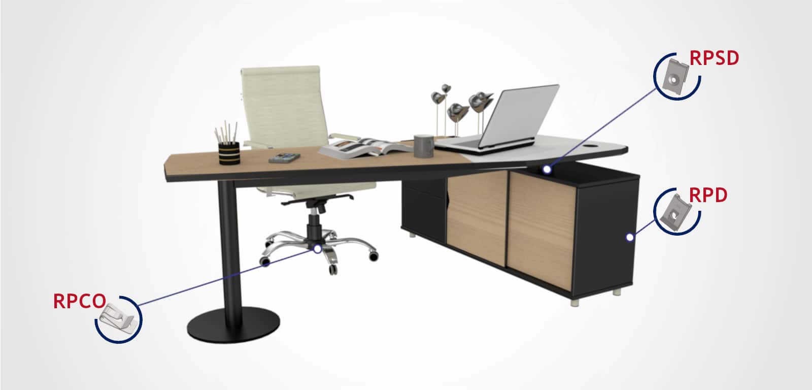 Applicazione fasteners Rapitech per settore house, ufficio ed elettrodomestici